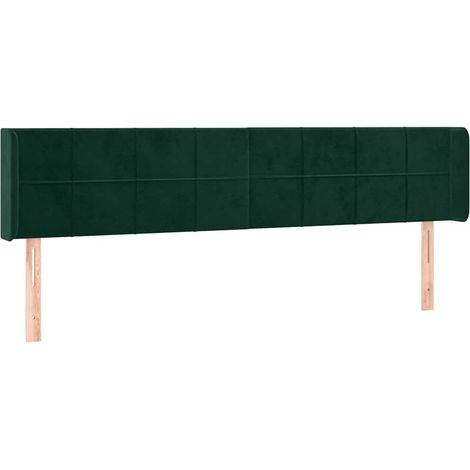 Maison Exclusive - Cabecero de terciopelo verde oscuro 163x16x78/ (1/5)