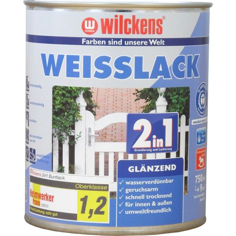 Wilckens Weisslack 2in1 glänzend 0,375l 10491100030