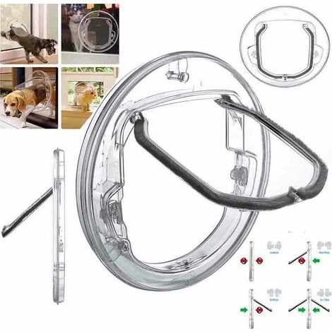 La nouvelle porte pour animaux de compagnie, adaptée aux chats et aux chiens, transparente, 30304CM (1/5)