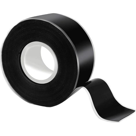 Selbstklebendes Silikonband zum Reparieren, Abdichten und Verkleben, wasserdichtes, selbstverschweißendes Reparaturband für Sanitär-, Elektro- und Heimwerkerprojekte, 2,5 cm x 3 m (1/5)