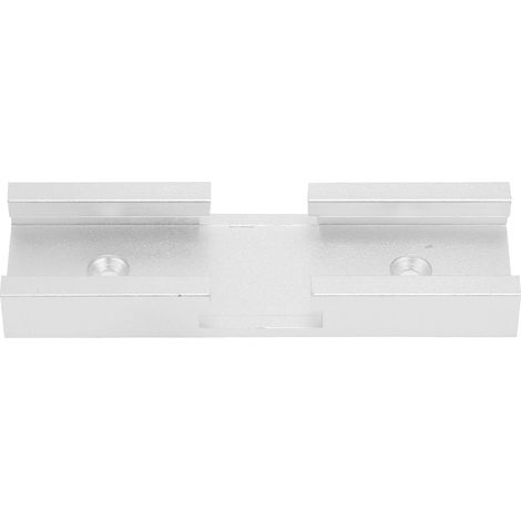 Guide de coupe à onglets pour connecteur de rail en T, gabarit de fixation pour table de défonceuse, connecteur de fente, outillage de précision, compatible avec rainures standard, lot unique. (1/5)