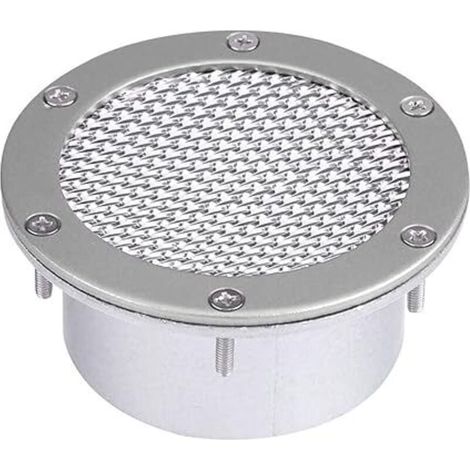 Entrées d'air de Voiture, Entrée d'air de Pare-Chocs de Grille de Conduit d'air de Voiture de Course Universelle pour Prise d'air Froid (Argent) (1/4)