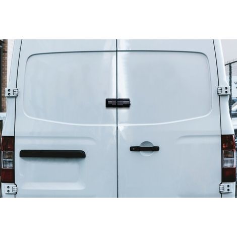 Mul-T-Lock – Serrure antivol utilitaire Armadlock pour portes arrières – Haute sécurité avec pêne renforcé – Verrouillage par système de poussoir – 2 clés fournies