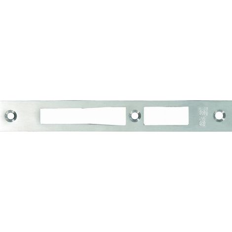 Flacher Türöffner ISEO zentral Edelstahl für Electa - 24x3x180 mm - 38030