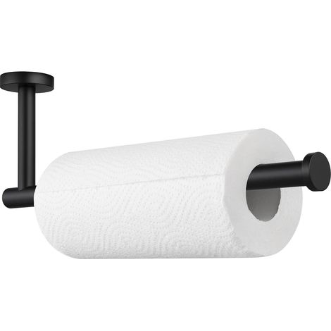 Support Pour Rouleau Essuie-Tout - Acier Inoxydable 304 - Montage Mur Ou Placard - Finition Laiton Brossé - Longueur Utile 300 mm - 1 Pièce (1/5)