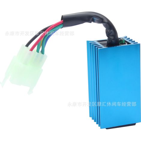 Off-road motorcycle, ATV, beach four-wheeled motorcycle modification 125-250cc blue 6-pin igniter CDI coil (1/4)