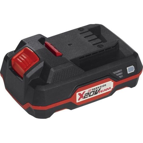 Batterie 20V 2Ah - Parkside - Compatible Meuleuse, Scie, Perceuse - Sans fil - 2 Batteries - 2 Ah