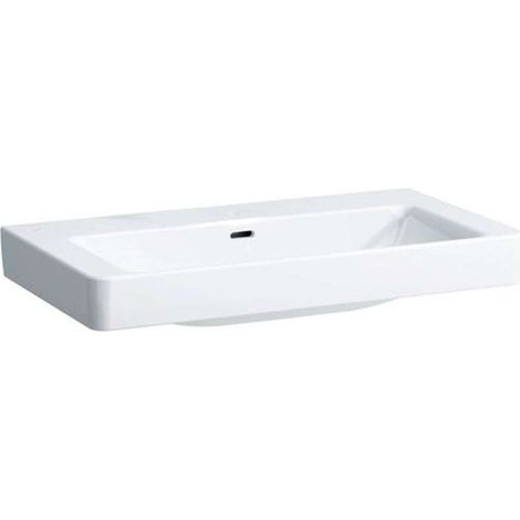 Lavabo LAUFEN PRO S, sin agujero para grifo, con rebosadero, (1/4)