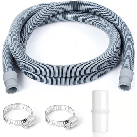 Rallonge Tuyau Vidange Machine à Laver 1M – Universel avec Raccord et Colliers de Serrage pour Lave-linge et Lave-vaisselle (1/5)