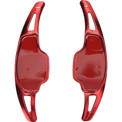 Extensiones de palanca de cambios de volante de 2 piezas FOREHILL, ABS rojo, repuesto para XT5 CT6 (1/5)
