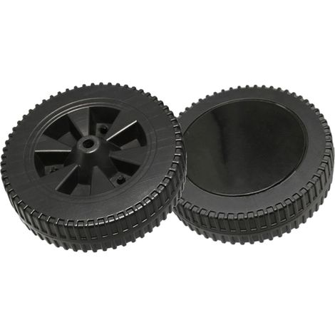 Roues Universelles pour Barbecue, 2 Pièces, Légères, Largeur 4cm, Brouette, Pneu de Chariot à Main 17cm, Accessoires de Jardin pour Salle à Manger En (1/5)