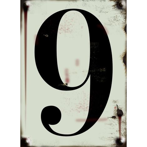 N°9 - vintage rigide adhésif fond beige - 4004495