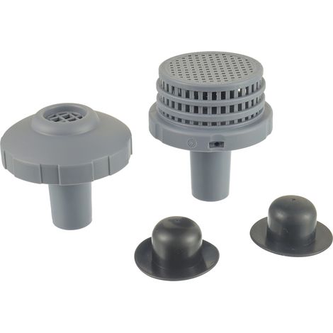 Petites Crépines pour Piscines, Kit de Raccordement pour Piscine Ø 32 mm – Filtre de Sortie de Piscine – Buse d'entrée de Rechange pour Piscine Hors Sol (1/5)