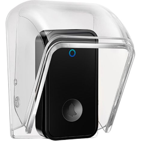 Coque de sonnette Ring résistante aux intempéries Coque étanche pour sonnette vidéo Ring – Étui de protection imperméable avec bouton poussoir pour clavier, lecteur de cartes, extérieur et maison