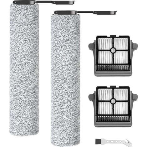 Rullo di ricambio e filtro HEPA per Tineco FLOOR ONE S7 Combo / S7 Flashdry/SWITCH S7 aspirapolvere umido e secco, 2 rulli + 2 filtri + 1 spazzola di pulizia (1/4)