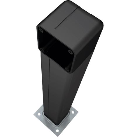 CAME 001DOC-LN DOC-LN Colonnina In Alluminio Nero Nera H 500 Mm 50 Cm