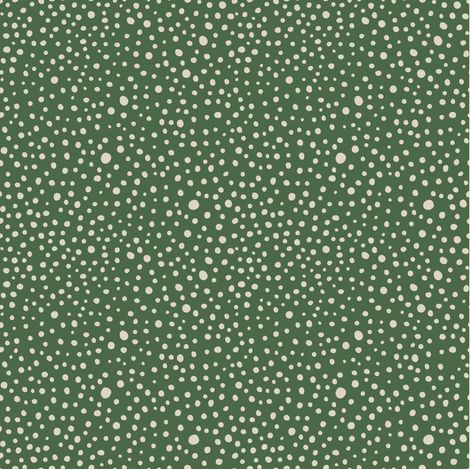 Tissu d'extérieur décoratif Oxford - Motif : Pois sur fond vert I DR114 (1/5)