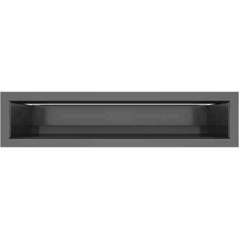 Griglia di ventilazione per camino Nera- Loft 90x400 (1/5)