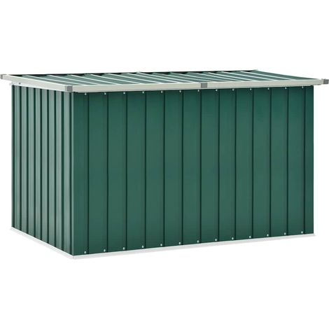 Caja de almacenaje para jardín verde 149x99x93 cm vidaXL