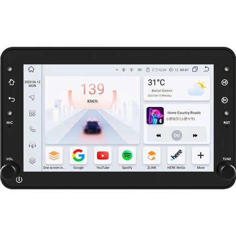 Autoradio, Dimensioni del display, Supporta diversi formati multimediali, Compatibile con Alfa Romeo 159/159 Sportwagon/Brera/Spider, Telecamera posteriore S4 AIPRO (1/2)