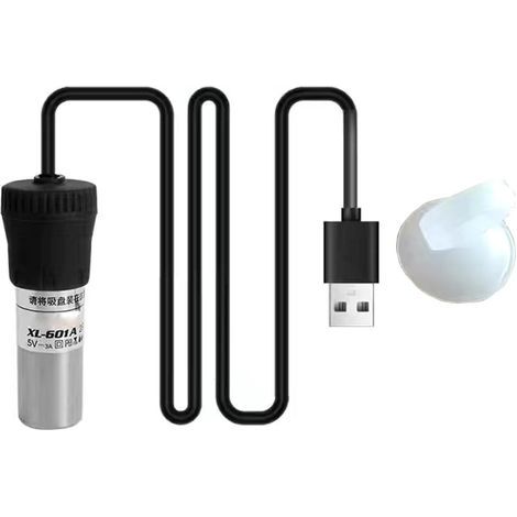 Chauffage d'aquarium USB 5 W avec design de sécurité robuste, contrôle automatique de la température, chauffage d'aquarium, conçu pour les petits aquariums d'eau salée et d'eau douce (1/4)