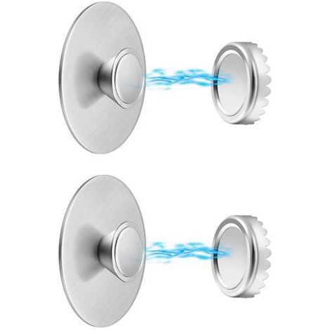 Porte savon magnétique mural en acier inoxydable Économise de l'espace Dimensions compactes Pour cuisine et salle de bain (1/5)