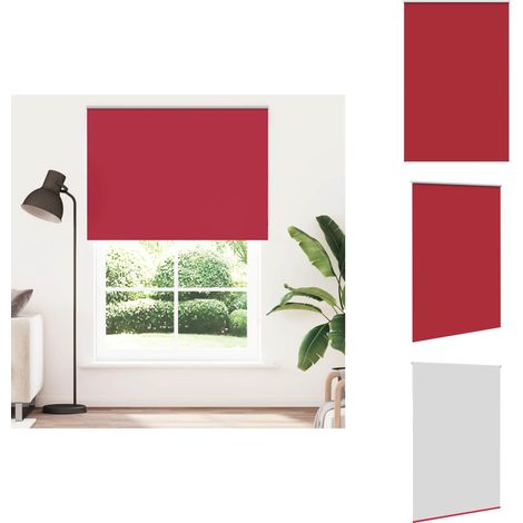 Verdunkelungsrollo Rot 155x230cm Stoffbreite 151,6cm Polyester - Verdunkelungsrollo - Verdunkelungsrollos - Rollo - Verdunklungsrollo (1/5)