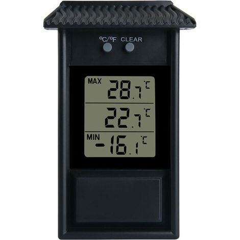 Bardusch-Thermomètre Environnemental avec Mémoire - Affichage Max/Min - Pour Jardin et Extérieur - Usage Domestique (1/4)
