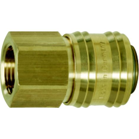 Conector de latón con rosca interna, G1/2 IG KS T (1/2)