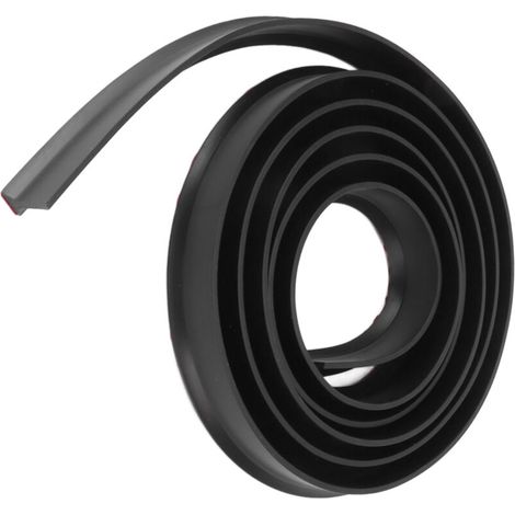 Bande d'isolation de l'eau, Eau de Douche Noire TPE Douche Séparation Sèche et Humide Accessoires de Salle de Bain 3 Mètres Bande Noire Douches et Pièces Flexibles Pliables (1/5)