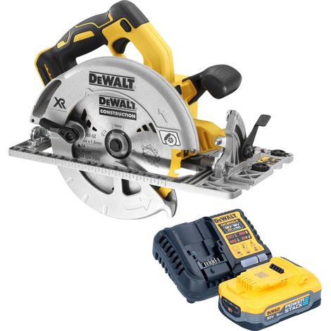 Sierra circular sin cable DeWalt DCS 572 H1 18 V 184 mm sin escobillas + 1x batería Powerstack 5,0 Ah + cargador (1/4)