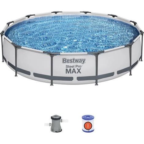 Piscina Fuori Terra Rotonda BESTWAY 56416 Steel Pro Max 366x76h cm