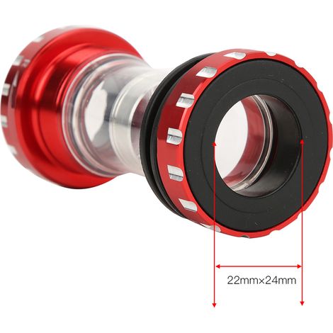 BB109 Bracket de Vélo de Montagne à Billes Pressées Creux Intégré pour Accessoires DIY Vélos Rouge (1/5)