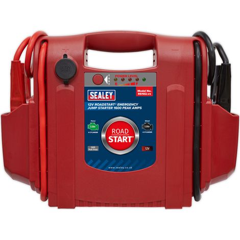 Sealey RoadStart® 12V Emergency Jump Starter 1600 Peak Amps RS102