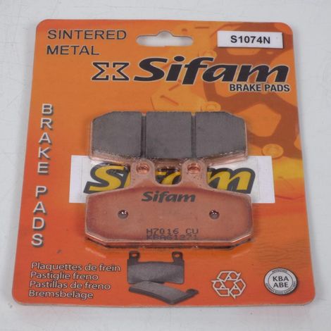 Plaquette de frein Sifam pour Moto Honda 125 Nsr R 1994 à 2002 AV (1/3)