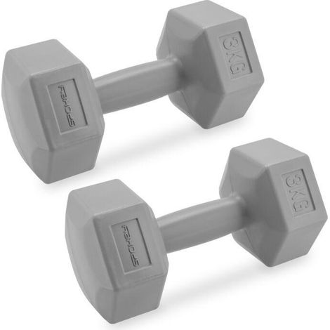 Set di manubri esagonali Monster 2x3kg