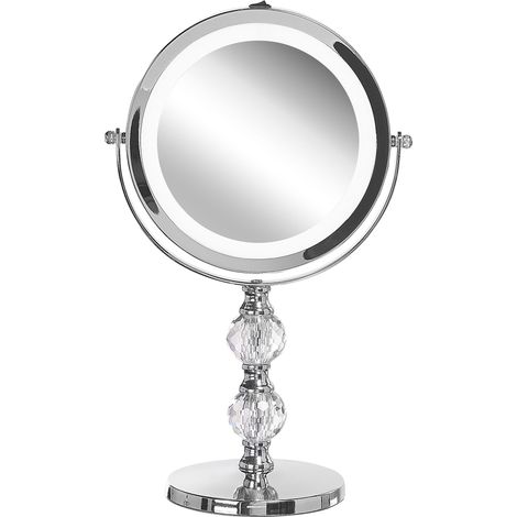 Makeup Mirror LED CLAIRA Silver