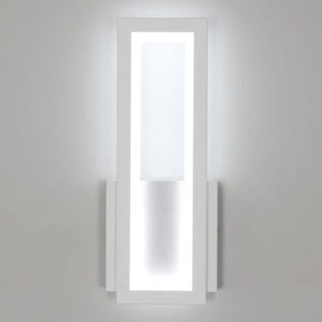 Applique Murale - LED 17 W - 32 cm - Aluminium et Acrylique - Blanc - Pour Intérieur Salon Chambre Couloir Escalier - 1 Pièce (1/4)