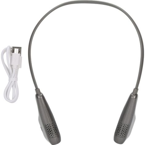 Purificateur d'Air Portable Mini - Collier Purificateur à Ions Négatifs Anti-Fumée Gris (1/5)