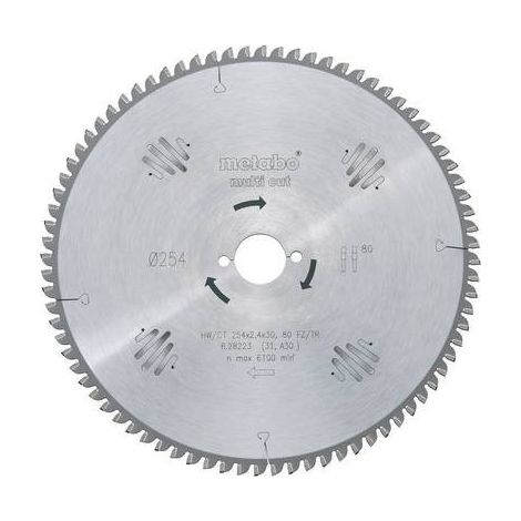 Lama da sega circolare multi cut professional HW/CT 254x30x2,4/1,8 D254xB2,4x30mm 80Z (1/2)
