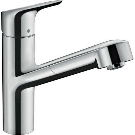 Hansgrohe Küchenarmatur Focus M43 150 mit herausziehbarer Handbrause Küchenarmatur