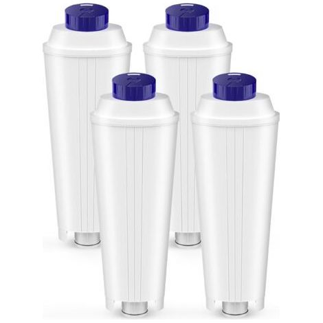 4 Pcs Filtres pour Delonghi Magnifica s,Dinamica,ECAM,ESAM,ETAM,Primadonna,BCO,EC Serie Machine à café, Cartouches de Filtre à eau pour Delonghi, pour Adoucir l'eau et Réduire le Calcaire (1/5)
