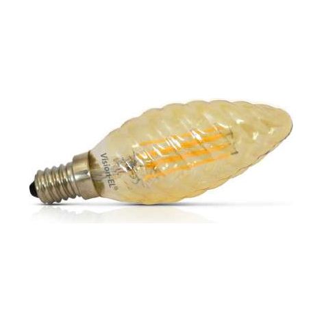 Ampoule LED - VISION-EL - E14 - Torsadée - 4W - 2700K - A++ - Intérieur (1/3)