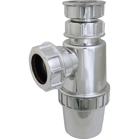 FloPlast Telescopic Bottle Trap 32mm ABS Chrome Finish