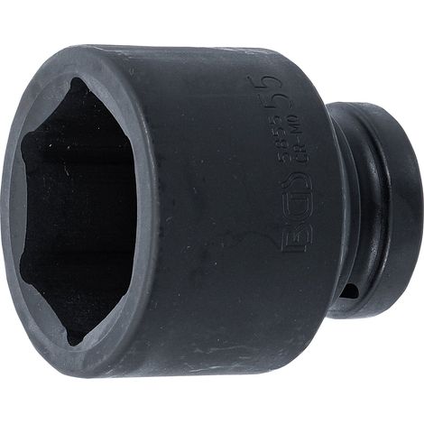 BGS  Llave  de  impacto  hexagonal  Interior  cuadrado  de  25  mm  (1")  SW  55  mm  -  5855