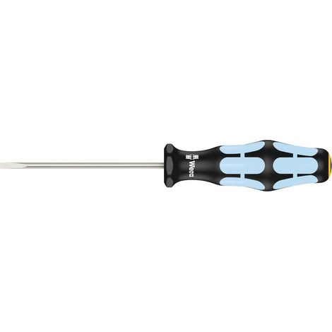Wera 3335 Officina e meccanica Cacciavite a taglio Larghezza della lama: 3 mm Lunghezza della lama: 80 mm (1/5)