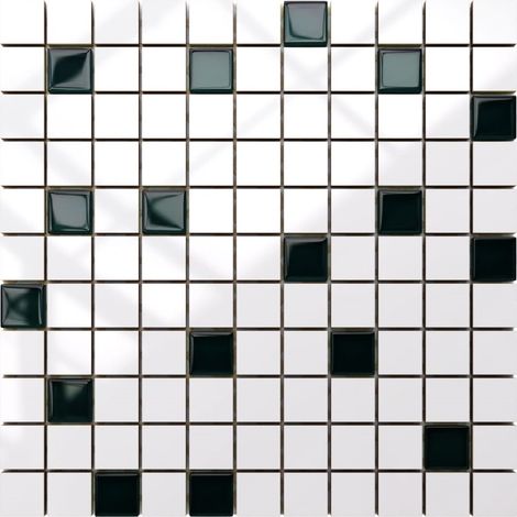 Ilcom mosaico in ceramica per bagno o cucina 30cm x 30cm - Green bottle (1/4)