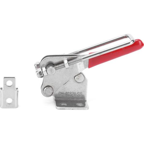 Loquet verrouillage à bascule – GH-40324-SS – acier inoxydable – moraillon – travail bois (1/5)