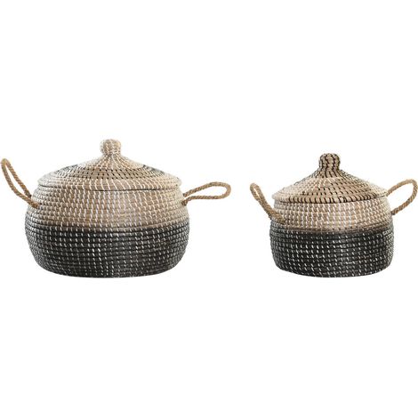 Cesta Set 2 Seagrass 41X41X33 Natural (1/3)