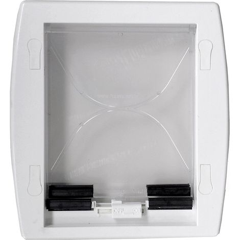 Châtière 238x197 mm - ABS Blanc